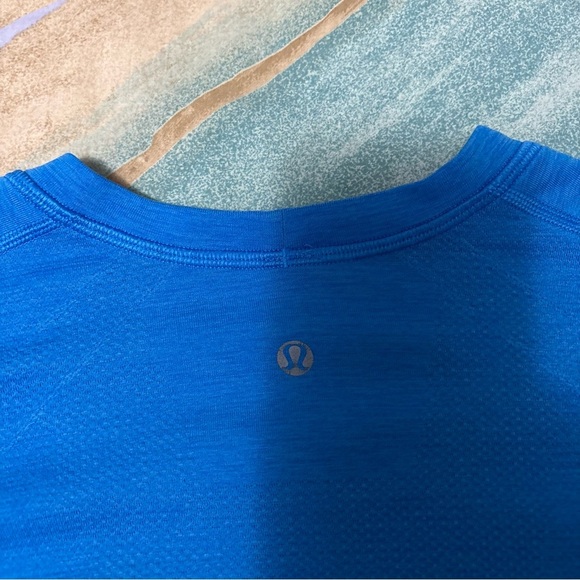 Lululemon Metal Vent Tech Long Sleeve T- Shirt Athletic Blue Men’s Size 2XL - Picture 8 of 8